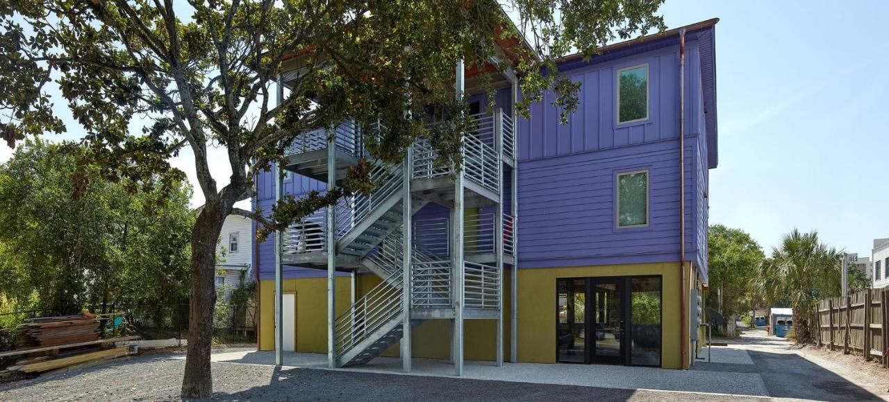 Folly Vacation Perfect Purple Palace Apt A Folly Beach Ngoại thất bức ảnh